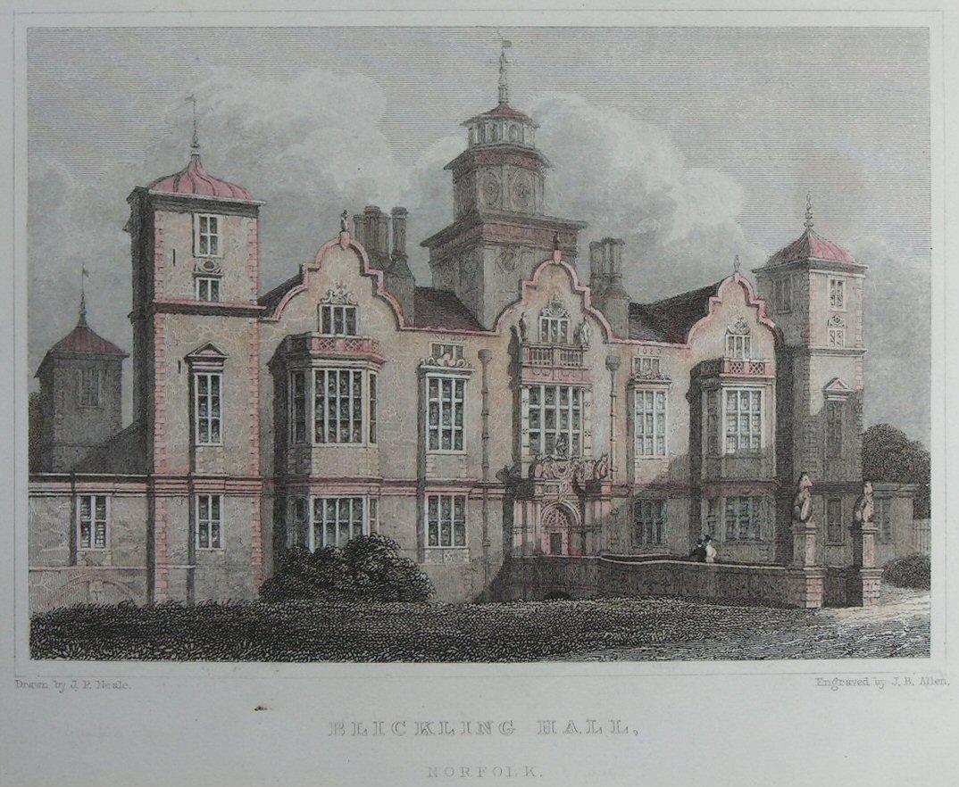 Print - Blickling Hall, Norfolk. - Allen